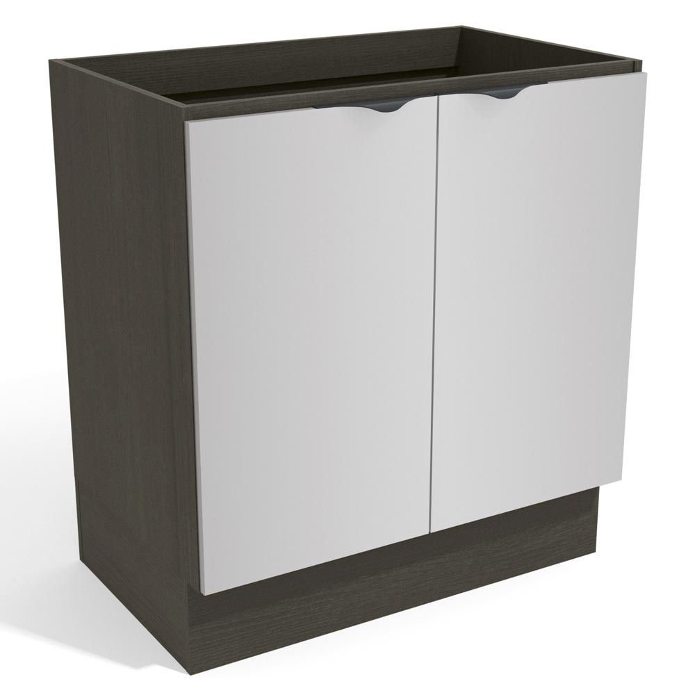 Armario De Cozinha 2 Portas Onix Steel Kappesberg Colombo
