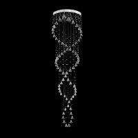 Lustre de Cristal Legítimo DNA-45 com Piões Hunter Trade para 5 Lâmpadas GU10 Bivolt - DNA-45-PIAO