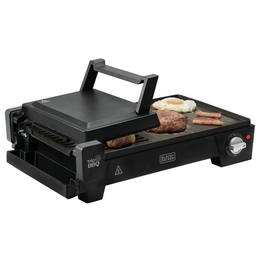 Grill Black Decker 3 em 1 Elétrico 1500W G2200BR Colombo