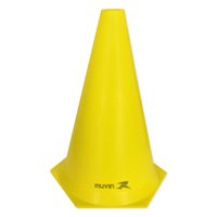 Cone de Marcação de Plástico Flexível - 24cm - Amarelo - Muvin