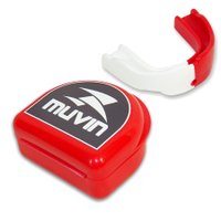 Protetor Bucal Dual Color Muvin PTB-200 - Branco/Vermelho