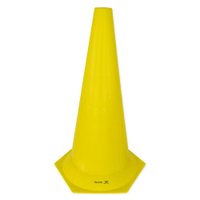 Cone de Marcação de Plástico - 50cm - Amarelo - Muvin