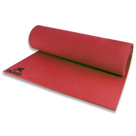 Tapete para Yoga em EVA 180cm x 60cm x 0,5cm Muvin TPY-300 - Vermelho