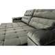 Sofá Retrátil e Reclinavel New Austrália 2,52 Mts Tecido Suede Cinza - Cama InBox