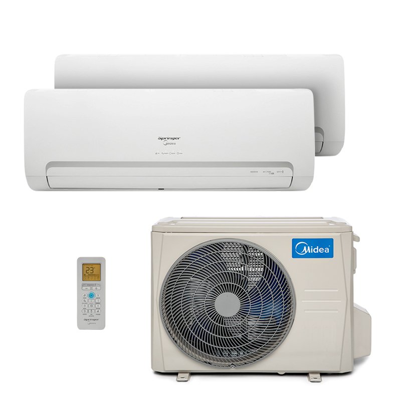 Ar Condicionado Multi Bi Split Hw Inverter Springer Midea 1x90001x18000 Btus Quentefrio 2312