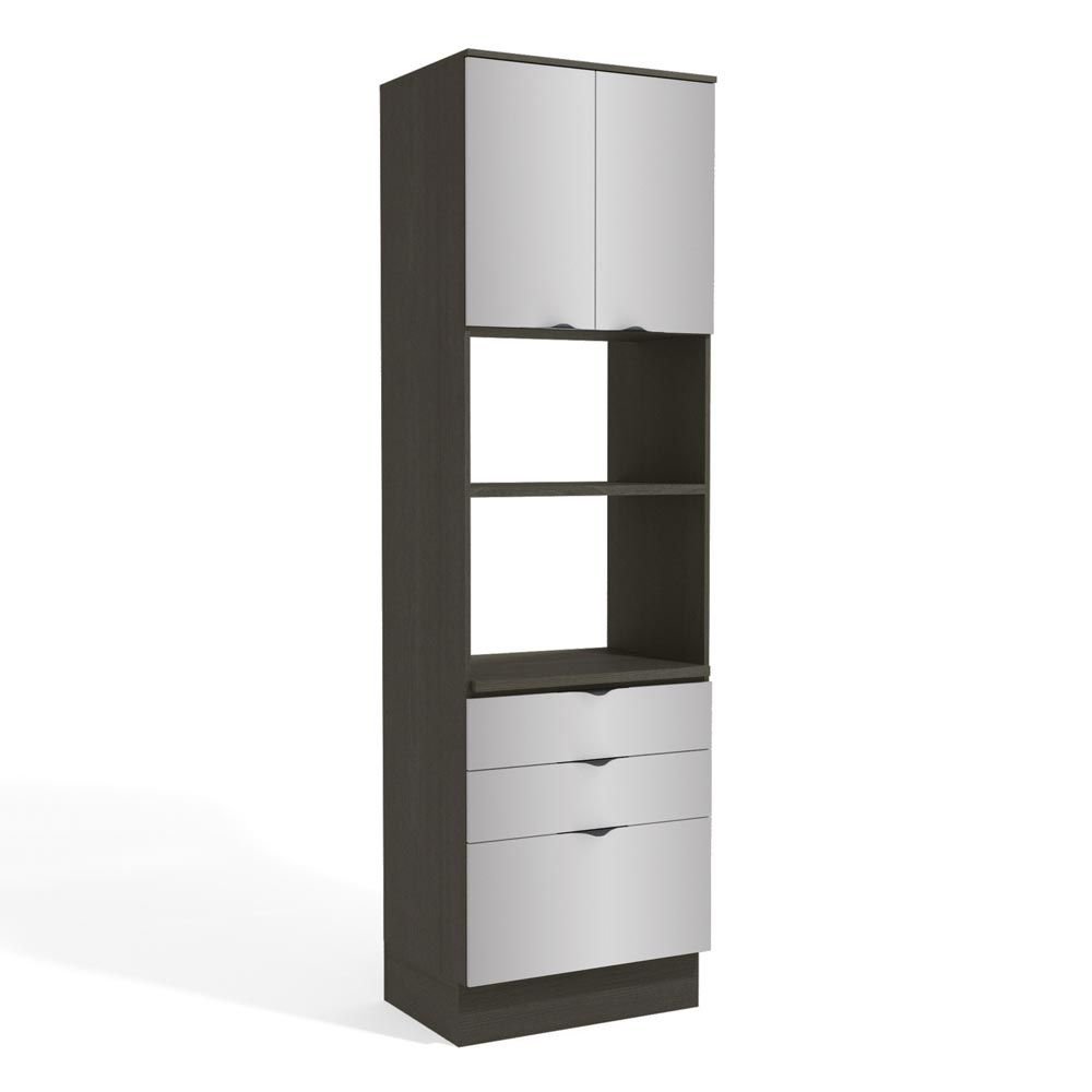 Armario De Cozinha Modulada Veronica 16 Pecas Carvalle Tx Onix Tx Carrefour