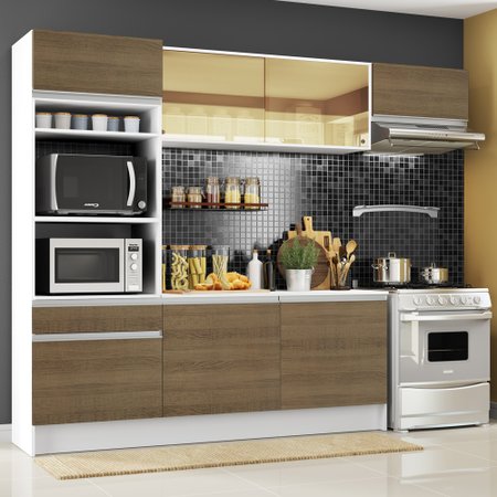 Cozinha Compacta Multimoveis Sicilia 5139 Colombo Cozinhas Moveis Cozinha Decoracao Cozinha