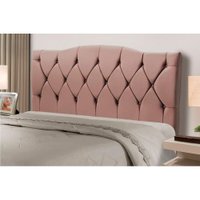 Cabeceira Casal Imperatriz para Cama Box 160 cm JS Móveis - Tabaco Veludo Cristal