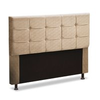 Cabeceira Queen Size 160cm Veneza JS - Bege 3D