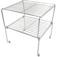 Organizador De Armário Componível 24 Cm Prateleira Aramado - Cromado
