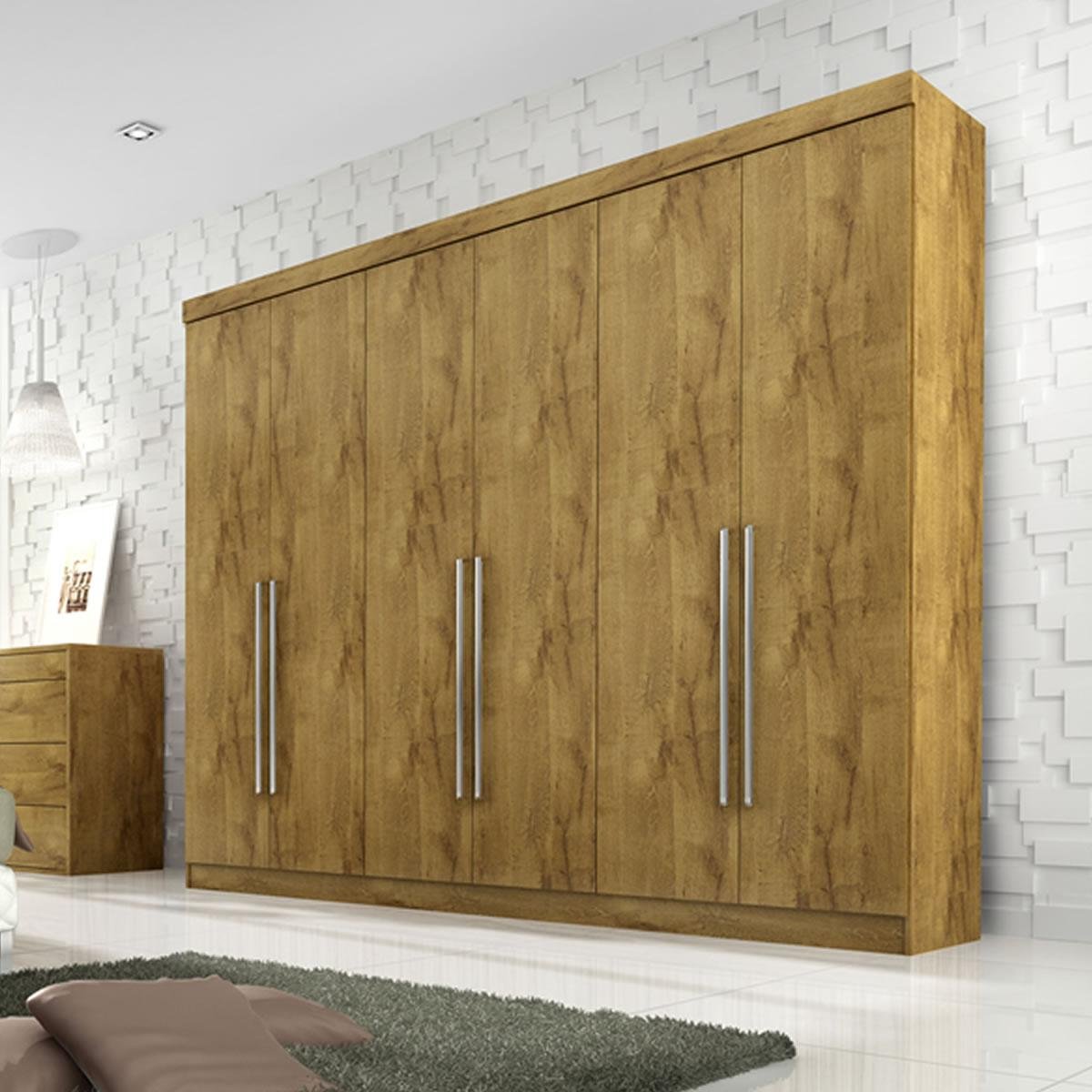 Roupeiro Leblon 6 Portas 100 Mdf Panan Colombo