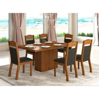 Mesa Viero Jasper com 06 Cadeiras Maly