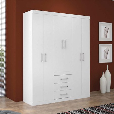 Guarda Roupa Havana Star 06 Portas 03 Gavetas Santos Andira Colombo