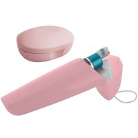 Saboneteira Bolsa Mala Viagem Estojo Porta Escovas Creme Dental Rosa Quartzo