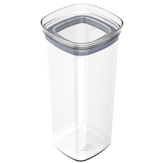 Pote Com Vedação Hermética Em Silicone 1,5l Pote De Plástico Natural