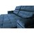 Sofá New Itália 2,52m Retrátil e Reclinável Tecido Suede Azul - Cama InBox