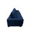 Sofá Retrátil e Reclinavel Oklahoma 2,32m Molas e Pillow no Assento Tecido Suede Azul - Cama InBox