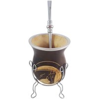 Kit De Cuia E Bomba Para Chimarrão Terere Mate Com Tripé