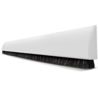 Veda Frestas Rodo De Porta Inseto 90cm Ajustável Feltro Pvc Branco
