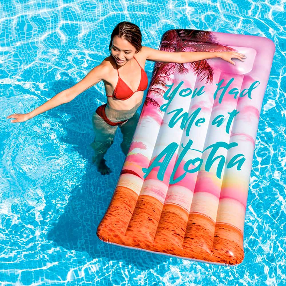 Colchao Inflavel Piscina Inspiracao Aloha Intex Colombo