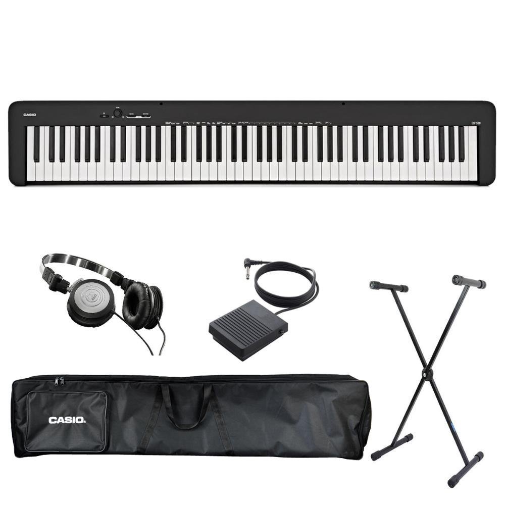 Kit Piano Digital Casio CDPS100 + Capa Suporte Pedal e Fone Colombo