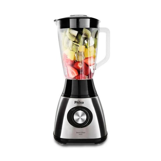 Liquidificador Philco Glass com 4 Velocidades e 800W 103102024