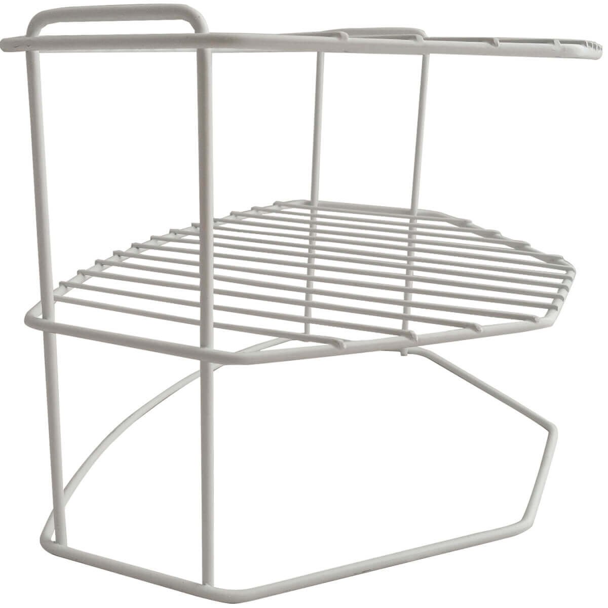 Suporte Organizador De Armario Porta Pratos Vertical Aramado Branco Colombo