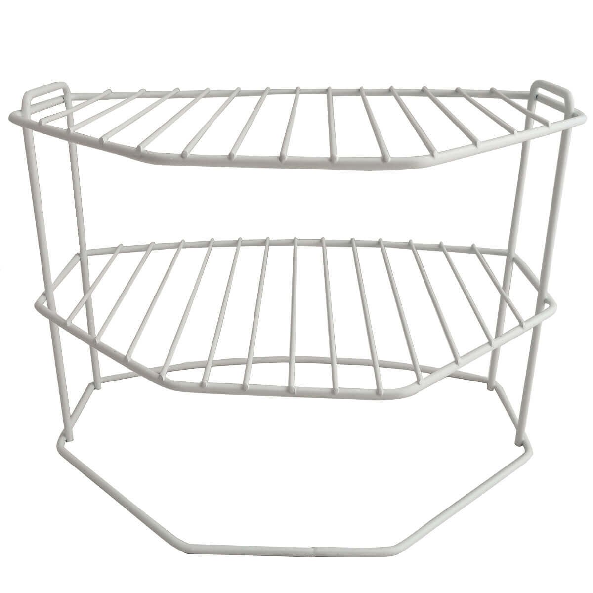 Suporte Organizador De Armario Porta Pratos Vertical Aramado Branco Colombo
