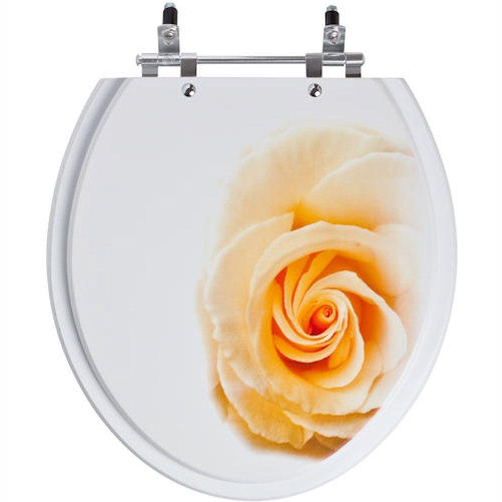 Assento Sanitario Decorado Flor Izy Para Vaso Deca Colombo