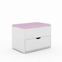Puff Baú 1 Gaveta Tecno Mobili PU2051