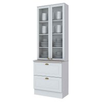 Cristaleira Henn Americana 2 Portas 2 Gavetas SD C357-05
