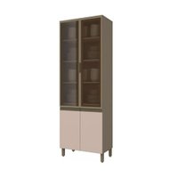 Cristaleira 4 Portas 71,5 cm  Henn