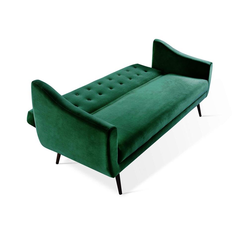 sofa cama mimo daf veludo verde
