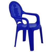 Cadeira Infantil Tramontina Catty Estampada em Polipropileno Azul