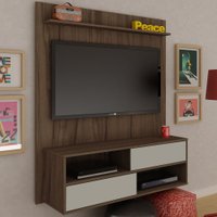 Painel Para Tv Até 47 Polegadas Dallas Flex Amendoa/off White - Artely