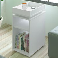 Mesa De Canto Olivia Branco - Artely