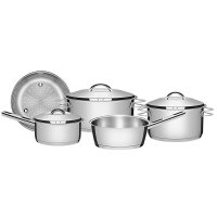 Jogo de Panelas Fundo Triplo Tramontina Solar 65510560 Inox