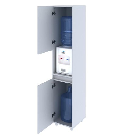 Armario De Cozinha Para Bebedouro 2 Portas Bl3312 Branco Tecno Mobili Colombo