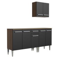 Cozinha Compacta Madesa Emilly Free com Armário e Balcão