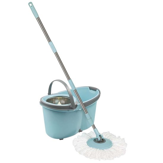 Esfregão Mop com Rodinhas Limpeza Prática