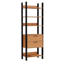 Armario Roupas Closet C Prateleiras 2 Gavetas Mdf Preto Luxo Tw403 Dalla Costa Colombo