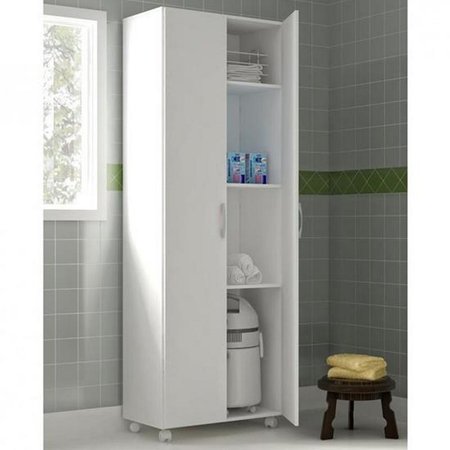 Armario 2 Portas Area De Servico Lavanderia Bs 01 Branco Colombo