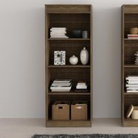Estante Para Livros 3 Prateleiras Me4150 Nogal - Tecno Mobili