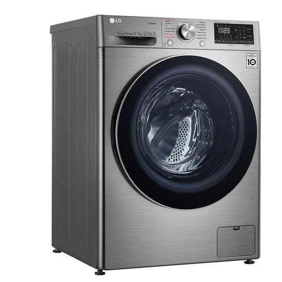 Lava e Seca Smart LG 11kg Aço Escovado VC4 220V CV5011TS4A