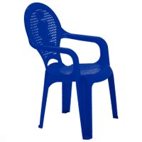 Cadeira Tramontina Infantil Catty em Polipropileno Estampado Azul