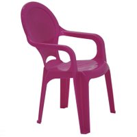 Cadeira Tramontina Infantil Tique Taque em Polipropileno Rosa