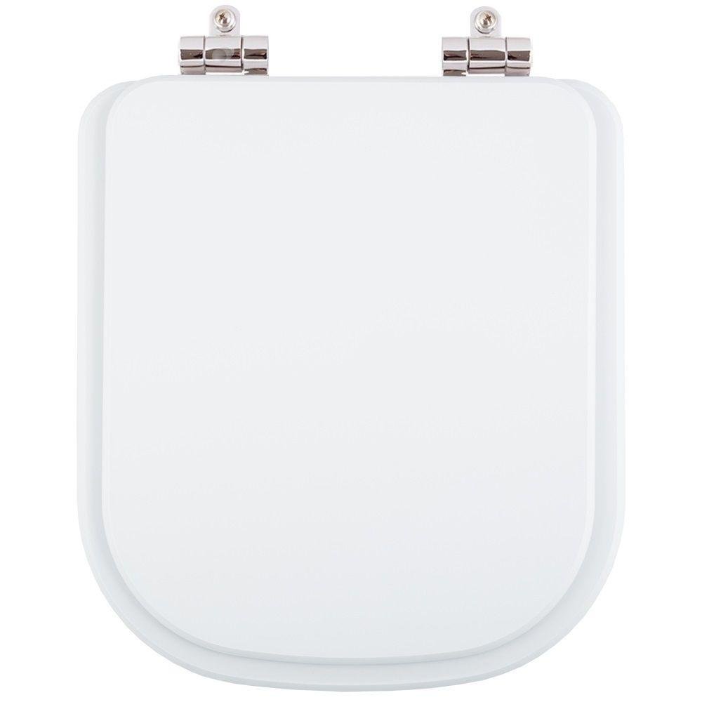 Assento Sanitario Com Amortecedor Quadra Branco Para Vaso Deca