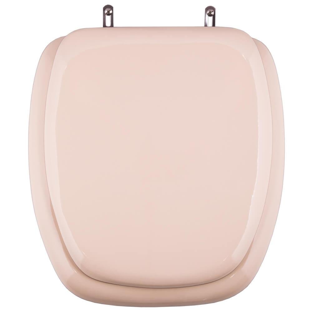 Assento Sanitario Almofadado Thema Pessego Rosa Shell Para Vaso Incepa Colombo