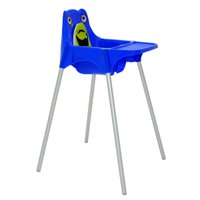 Cadeira para Refeição Infantil Tramontina Monster em Polipropileno Azul