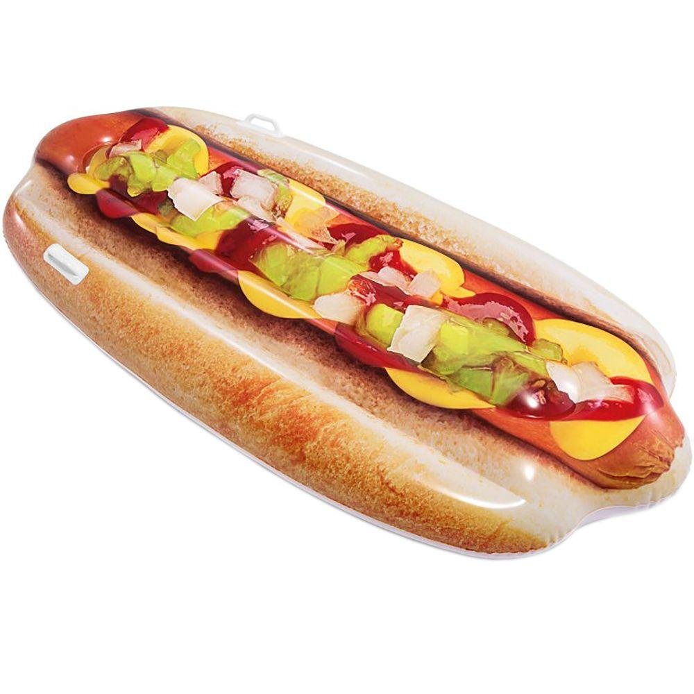 Colchao Inflavel Para Piscina Hotdog Intex Colombo